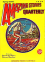 Okładka <i>Amazing Stories Quarterly</i> z wiosny 1929 r. to portret jednego z Małogłowych.<br/>© wikipedia