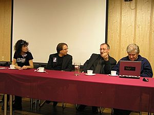 Panel o fanzinach<br/>Fot. Agnieszka Szady