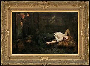 Paweł Merwart | NIHILISTKA, 1882 | olej, płótno | 76.5 x 120 cm