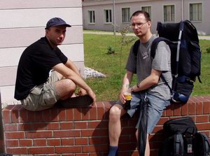Marcin Bonhard i Jacek Pniewski gotowi do wyjazdu<br><i>© Szymon Sokół</i>