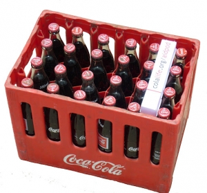The Future is Stupid , Model AidPod (Mark III)  in Coca-Cola crate, Credit: Tim Dench