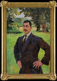 Jacek Malczewski | PORTRET MIECZYSŁAWA GĄSECKIEGO, lipiec 1921 | olej, tektura | 103 x 67 cm