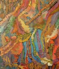 Jadwiga Hajdo, JESIEŃ, akryl na płótnie, 70x60, 2009r