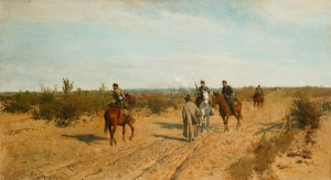 Maksymilian Gierymski, Patrol powstańczy, 1872-1873, olej, płótno, własność Muzeum Narodowe w Warszawie