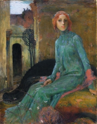 Jan Preisler, Baśń, 1901–1902, olej, płótno, Galeria Sztuk Pięknych w  Ostrawie