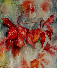Jak tu nie kochać jesieni; 21×28 cm, 2010r.