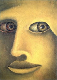 Leszek Kostuj, Assimilant I, olej 15×10 cm, 1997 rok