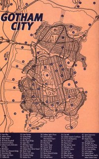 Mapa Gotham City