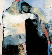 Aleksandra Rej-Fabisiak, Wspomnienie raju (olej, płótno, 70x50 cm)