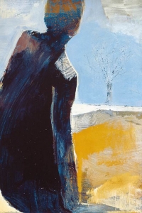 Aleksandra Rej-Fabisiak, Judith (olej, dykta, 120x100 cm)