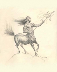 Aleksander Baranowski, Centaur (rysunek wg szkicu B. Valejo)