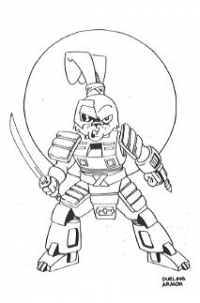 Usagi Yojimbo żyje nie tylko w siedemnastowiecznej Japonii. Rysownik stworzył podserię nazwaną „Space Usagi” – to przygody kosmicznego odpowiednika samuraja, rozgrywające się w przyszłości.