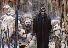 Niko czeka razem z niedźwiedziami polarnymi przed wejściem na walkę Loopkina z Johnelvissonem („Zimny równik”, str 37)