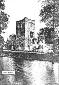 Zamek w dawnej fotografii (pocz. XX wieku)
