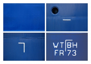 Alek Figura, „Niebieski”, 2011, druk cyfrowy, 100 × 70 cm