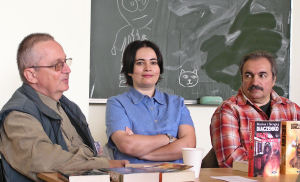 Od lewej: Andrzej Sawicki, Marina Diaczenko, Siergiej Diaczenko