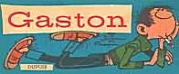 Okładka pierwszego zbiorczego wydania przygód Gastona. Jak widać, kiedyś był on palaczem.