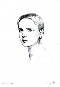 Katarzyna Oleska, Mistle - ilustracja do sagi A. Sapkowskiego