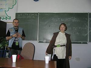 Dyskusja o Zakonie Jedi – Indiana i Achika<br/>Fot. © Achika