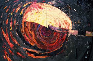 1993, „Energia”, olej na płótnie 200x300 cm