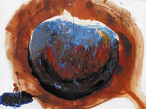 1994, „Tajemnica”, olej na płótnie, 180x240 cm
