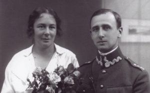 Zdjęcie ślubne Zofii i Zygmunta Szatkowskich, 1925 r.<br/>Fot. za bg.agh.edu.pl