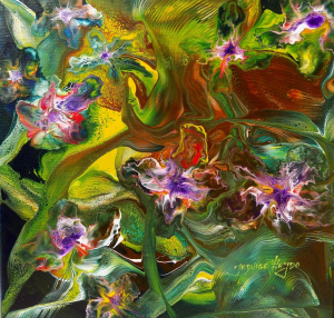 Jadwiga Hajdo, 214, akryl, płótno, 50×50