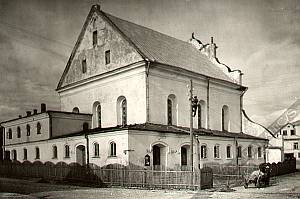 Słonim, synagoga<br/>© Jan Bułhak, Wilno 1937<br/>Fot. za atticus.pl