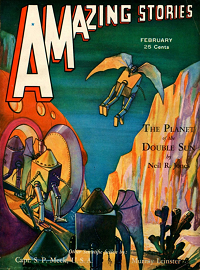Pierwszy raz czytelnicy „Amazing Stories” mogli podziwiać Zoromów na okładce numeru z lutego 1932