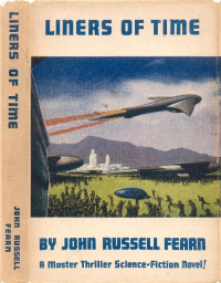 Pierwsze wydanie książkowe „Liners of Time” z roku 1947.<br/>© isfdb.org
