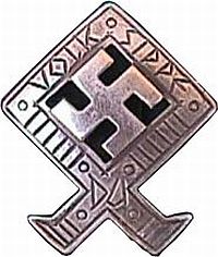 Odznaka SS-Ahnenerbe</br>Fot. www.russianbooks.org