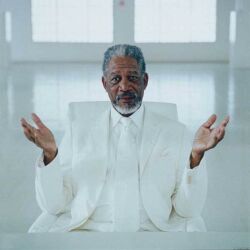 Morgan Freeman w roli Boga