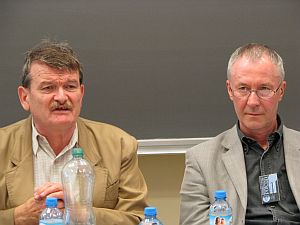 Maciej Parowski i Andrzej Zimniak na panelu</br>fot. © Szymon Sokół