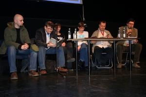 Panel na temat antologii „Powstanie '44 w komiksie”<br/>Fot. M. Osuch