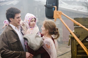 Siergiej ze swoją córeczką Olą