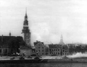 Zniszczona łotewska Ryga zagrała rolę niemieckiego Altenstadt