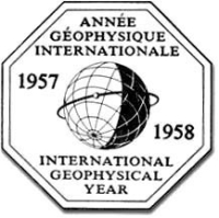 Logo Międzynarodowego Roku Geofizycznego